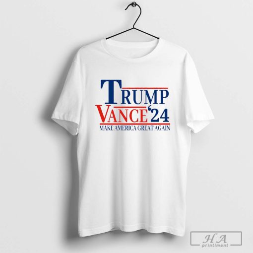 Donald Trump President Trump Vance 24 Make America Great Again Vintage T-Shirts