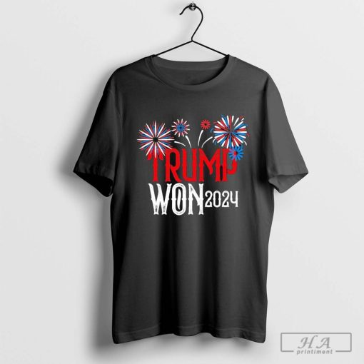 Donald Trump Won 2024 Election Inauguration T-Shirt