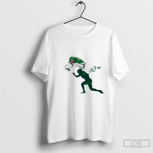 Eagles Saquon Barkley the reverse hurdle signature t-shirt