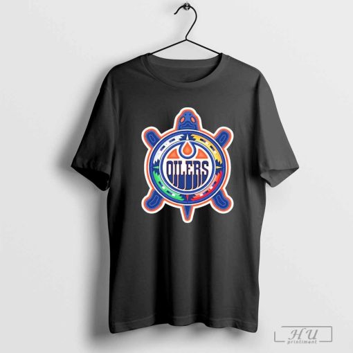 Edmonton Oilers Turtle Island Shirt