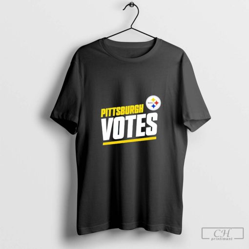 Election Day Pittsburgh Steelers votes logo t-shirt