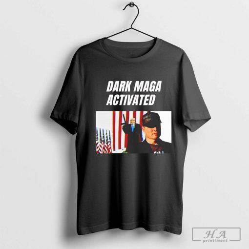 Elon Musk Dark MAGA activated rally shirt