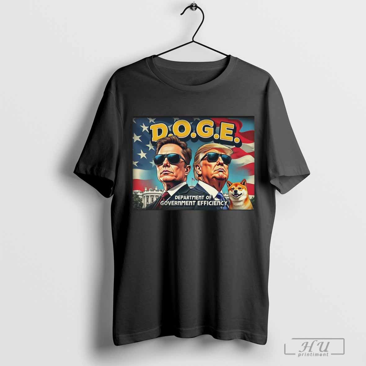 Elon Musk Doge Department Of Government Efficiency T Shirt