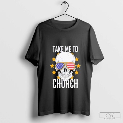 Eric Church Take Me To Church Skull Shirt