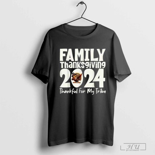 Family Thanksgiving 2024 Crew Dabbing Turkey T-Shirt