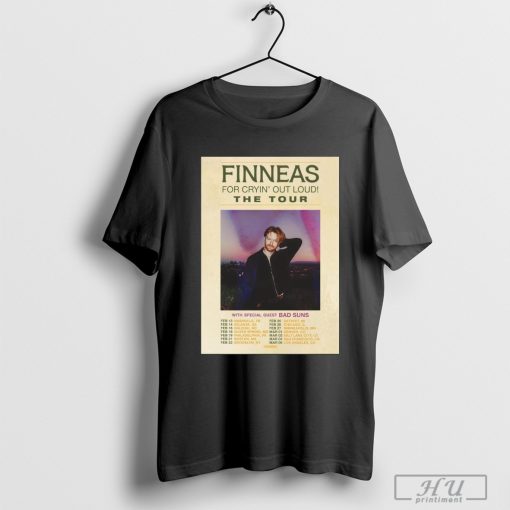 Finneas Billie Eilish For Cryin’ Out Loud 2025 North America Tour Shirt