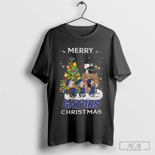 Florida Gators X Snoopy And Friends Merry Christmas 2024 Shirt