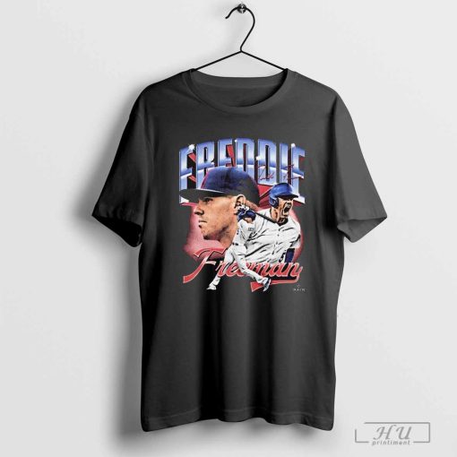 Freddie Freeman Los Angeles Dodgers MLB Vintage Collage Signature t-shirt