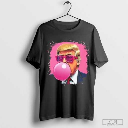 Funny Trump Pink Bubble Gum Gift Shirt