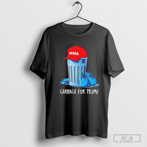 Garbage for Trump MAGA Hat Trash Can T-Shirt