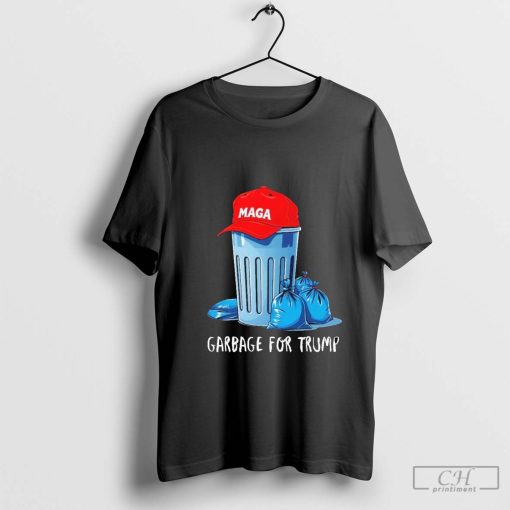 Garbage for Trump MAGA Hat Trash Can T-Shirt