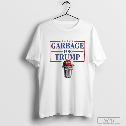 Garbage-truck For Trump Trump Vance Garbage Truck Maga Hat T-shirt