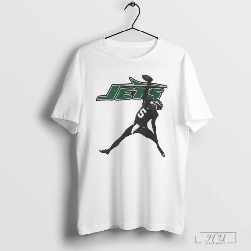 Garrett Wilson 5 New York Jets NFL Pose Graphic t-shirt