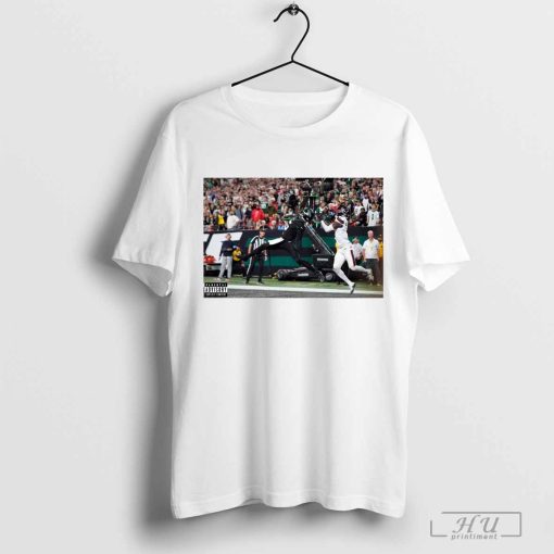 Garrett Wilson makes a one-handed touchdown catch in the fourth quarter of the Jets-Texans game t-shirt