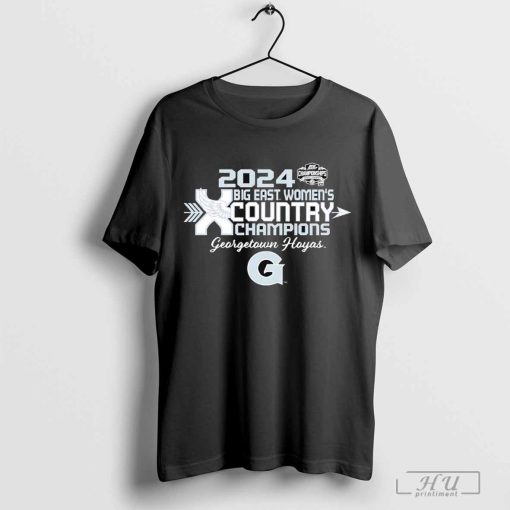 Georgetown Hoyas 2024 Big East Women’s Cross Country Champions T-Shirt