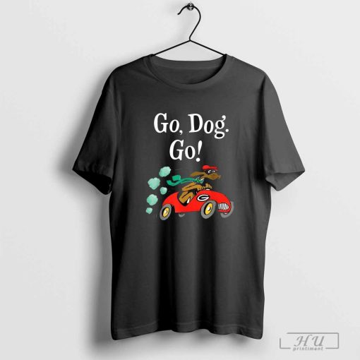 Georgia Bulldogs Driving Car Go Dog Go T-Shirt