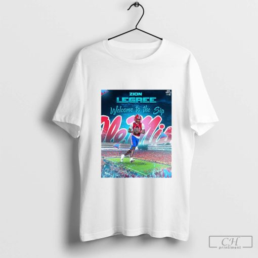 Georgia Bulldogs vs. Ole Miss Rebels Zion Legree Welcome To The SIP Poster t-shirt