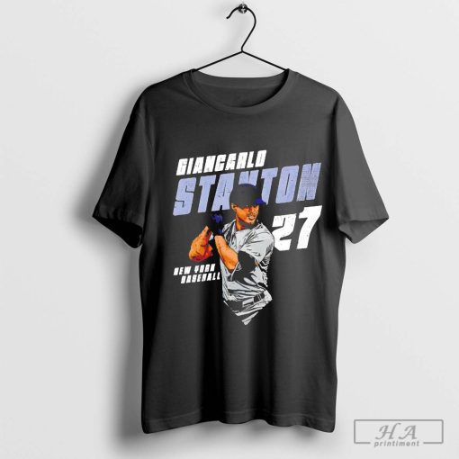 Giancarlo Stanton New York Yankees MLB baseball diamond vintage shirt