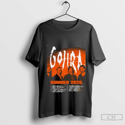 Gojira Europe Summer 2025 Tour Poster Shirt