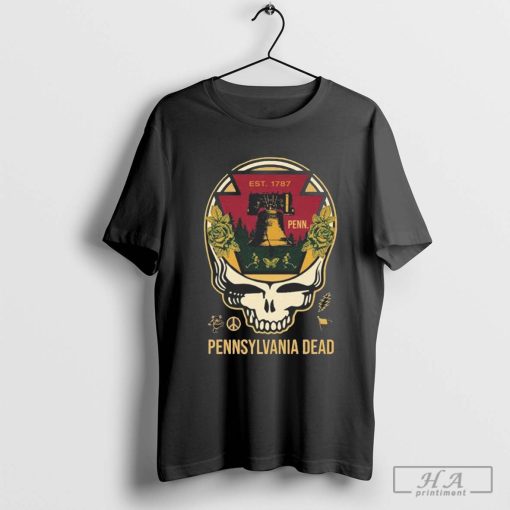 Grateful Dead Pennsylvania United States Est 1787 t-shirt