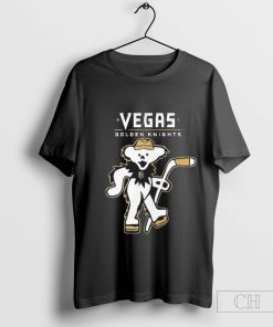 Grateful Dead X Vegas Golden Hockey Dancing Bears T-Shirt