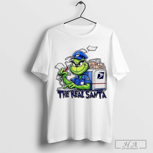 Grinch USPS the real Santa shirt