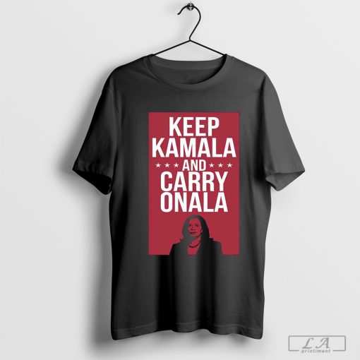 Harris Walz Keep Kamala And Carry Onala 2024 Classic T-shirt