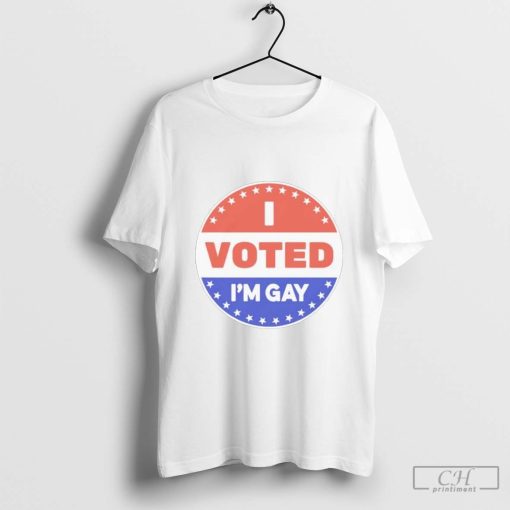 I Voted I’m Gay Logo Shirt