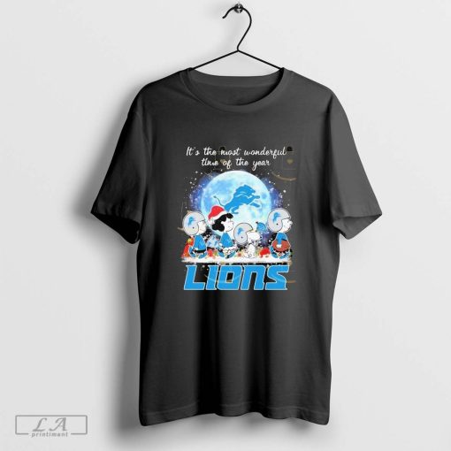 It The Most Wonderful Time Of The Year – Detroit Lions T-Shirt