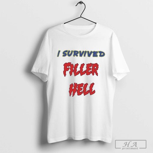 James B. Jones Wearing I Survived Filler Hell t-shirt