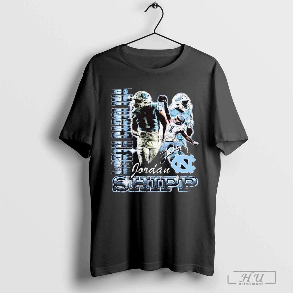 Jordan Shipp North Carolina Tar Heels 90s Graphic Signature T Shirt
