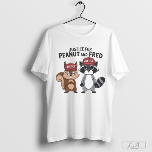 Justice For Peanut And Fred Cute Animals 2024 Shirt