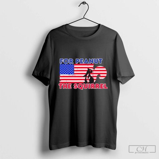 Justice For Peanut P’Nut Pnut Squirrel Trump 2024 T-Shirt