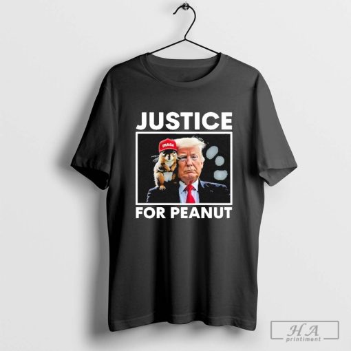 Justice For Peanut Squirrel On Trump’s Shoulder Shirt