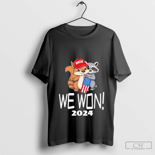 Justice For The Peanut Squirrel & Fred Raccoon We Won 2024 T-Shirt