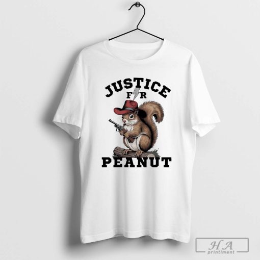 Justice for Peanut Peanut the Squirrel With Gun Shirt