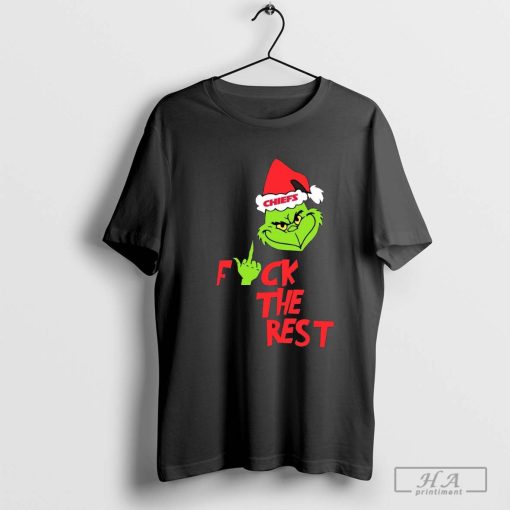 Kansas City Chiefs Santa Grinch Fuck The Rest Christmas 2024 Shirt