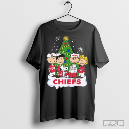 Kansas City Chiefs Snoopy Peanuts Christmas 2024 Shirt