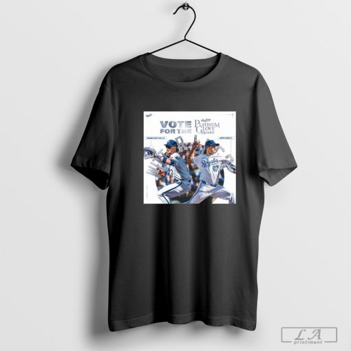 Official Kansas City Royals Bobby Witt Jr. and Seth Lugo Vote For The Rawlings Platinum Glove Award shirt