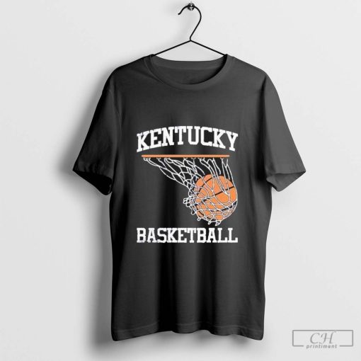 Kentucky Basketball Hoop Swoosh Shirt