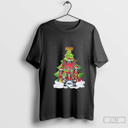 Kiss Brand Merry Christmas Tree 2024 Shirt