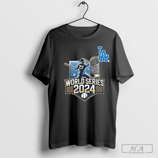 LA Dodgers 2024 World Series – Celebrate The Dodgers Championship Win Art T-shirt