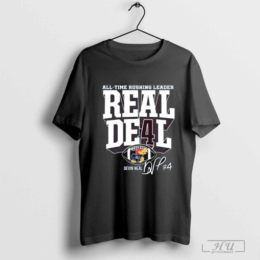 Lance Leipold All-time Rushing Leader Real Deal Devin Neal Shirt