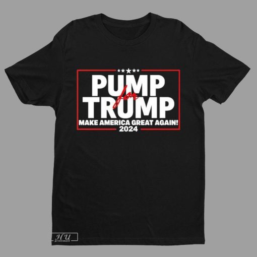 Lil Pump Pump For Trump America Great Again 2024 T-Shirt