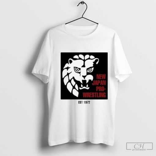 Lion Mark Square New Japan Pro Wrestling Est 1972 Shirt