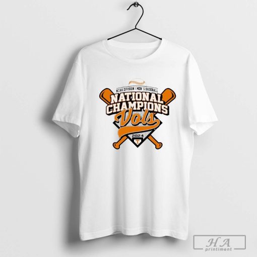 Logo NCAA Division I Men’s Baseball National Champions Vols 2024 Tennessee Volunteers t-shirt