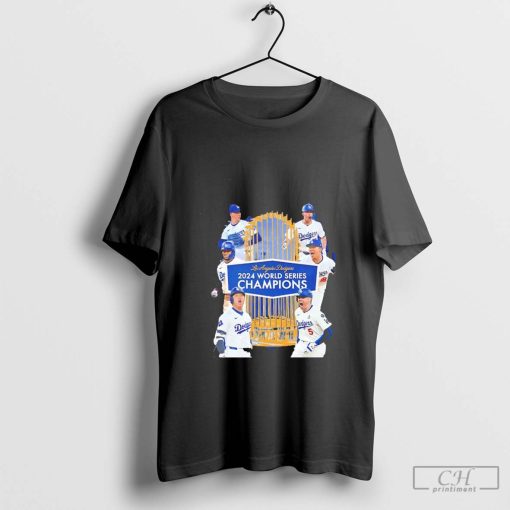 Los Angeles Dodgers 8th World Series Champions trophy 2024 shirt