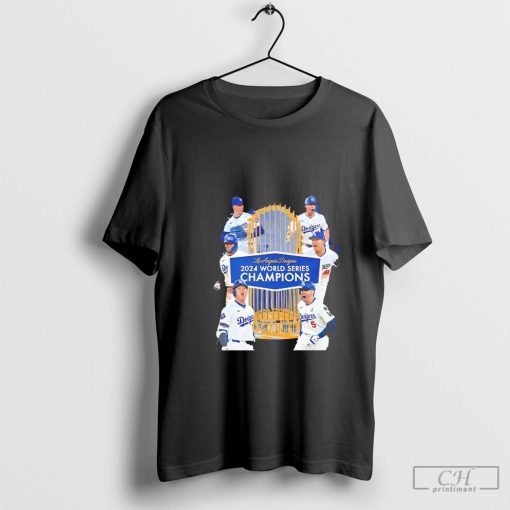 Los Angeles Dodgers 8th World Series Champions trophy 2024 t-shirt