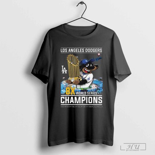 Los Angeles Dodgers 8x World Series Champions 1955 1959 1963 1965 1981 1988 2020 2024 Shirt