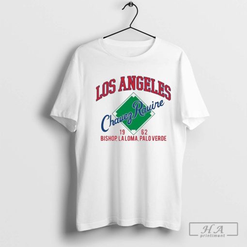 Los Angeles Dodgers Chavez Ravine 1962 Bishop, Laloma, Palo Verde Shirt